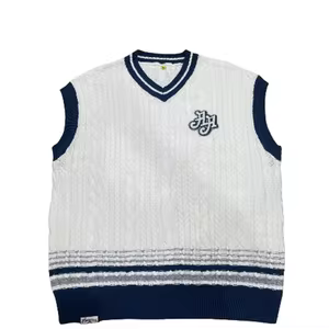 V-neck sweater made in training